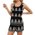 thumbnail image 6 of BOMYJESK 2 Piece Sets for Women Summer Casual Sleeveless Tank Top Bottom Matching Floral Print Lounge Short Sets Trendy Drawstring Elastic Waisted Sweatsuit with Pockets Black XL, 6 of 8