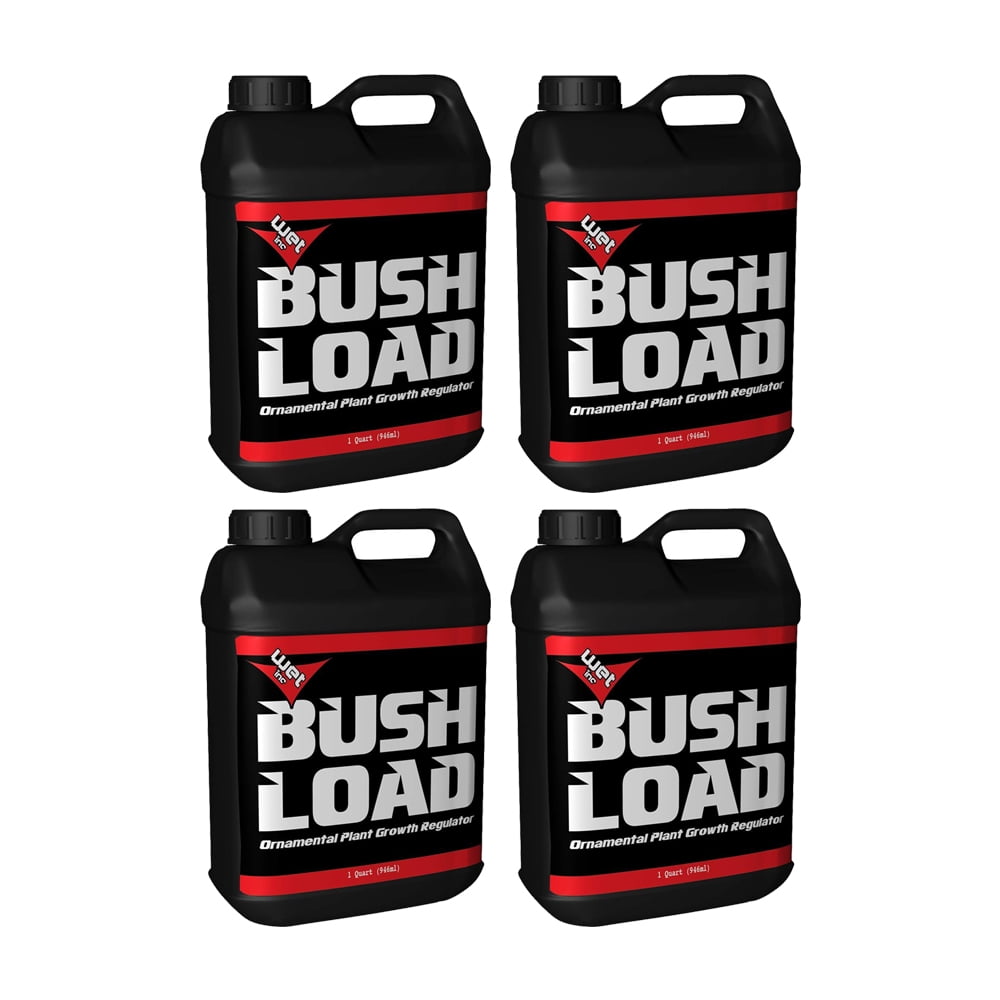Bush Load 4 PACK- 1 Liter 1L Bushload Plant Growth Regulator Halt Grow by General Hydroponics