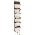 thumbnail image 2 of Up to 65% off Over The Door File Organizer - Hanging Storage Folders With 6 Extra Large Pockets - Wall Mounted Magazine Holder For Home,Office,Student, 2 of 8