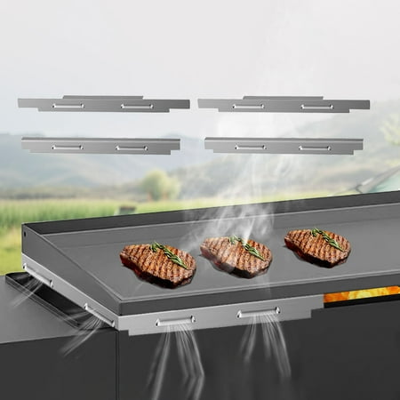 

Hariumiu 4Pcs Wind Guards for Blackstone Griddle Magnetic Wind Deflector for Grill Accessories for Rear Grease Cup Hood And Side Shelf BBQ Gifts