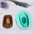 thumbnail image 2 of Milue Cowboy Hat Silicone Mold Fondant Chocolate Candy Jelly Mold Cake Decorating Tray, 2 of 10