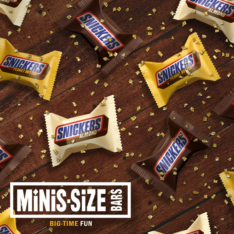Snickers Minis Caramel Chocolate Peanuts 20 Bar Pack 403 gr – St Barth's  Wine