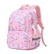 Soda Candy Kids Backpack Kawaii Printed School Girls Backpacks, Lightweight Water Resistant Boys Bookbag for Primary Kindergarten Elementary Preschool Middle School, Pink Dinosaur