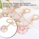thumbnail image 5 of Jumpingount Daisy llavero adorable flor colgante decoración niñas bolso adornar accesorio de moda pequeño metal bolsa colgante blanco Ropa, zapatos y accesorios Miscelánea Vistoso Jumpingount AP010723-03, 5 of 6