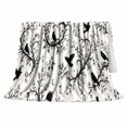 thumbnail image 2 of Black Ravens Within Curling Leafy Branch Arrangements, Soft Flannel Blanket with Ornamental ornate dark Botanical Print, Housewarming Gift and Home Decor for Bedroom and Living Room, 2 of 7