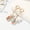 YG  White, variant on Hot-Selling Vintage Beaded Stone Hoop Earrings - Fashionable and Colorful Lightweight Luxury Earrings for Women - Wholesale