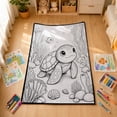 thumbnail image 2 of Clearance! DIY Coloring Blanket for Kids, Color Fillable Flannel Blanket with Coloring Pens, Soft Cozy Kids Activity Blanket Home Decor (10.24x8.27x1, 2 of 7