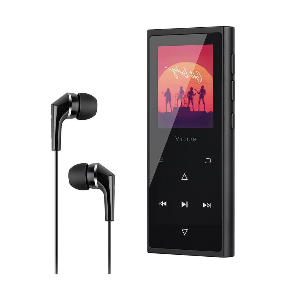 Victure MP3 Player Bluetooth 16GB Portable Digital Music Player with