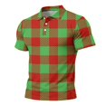 thumbnail image 6 of Mens Polo Shirts Short Sleeve Big and Tall Button Up Golf Shirts Polo Collar Breeze Blouses Camo Dry Fit Spring Tee, M, 6 of 6