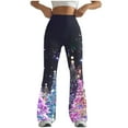 thumbnail image 3 of QATAINLAV Yoga Pants for Women Christmas High Waist Flare Leggings Casual Milk Silk Soft Workout Athletic Bell Bottom Trousers Multicolor S Gifts for Mom, 3 of 6