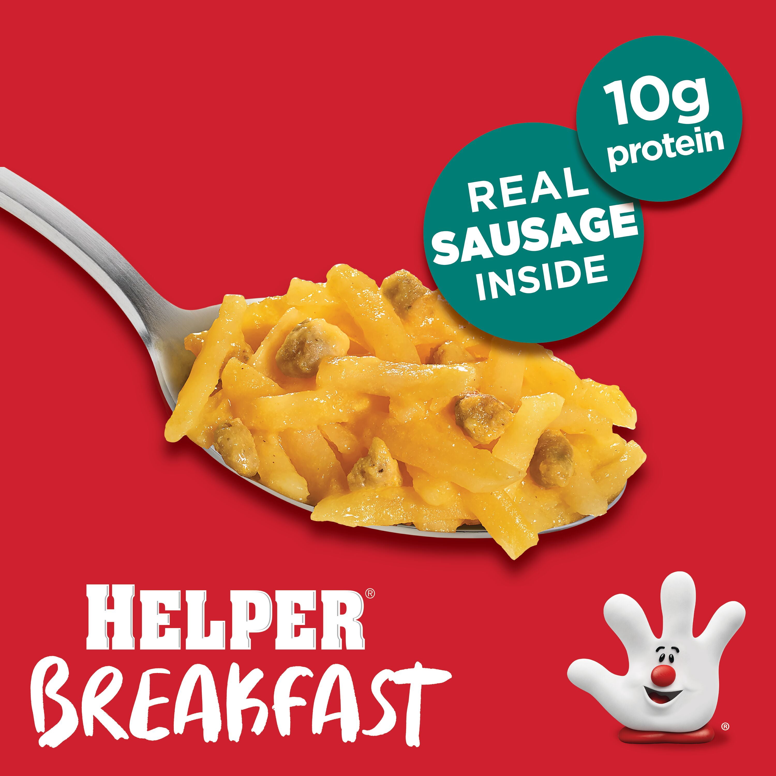 (6 pack) Helper Breakfast Cheesy Hashbrowns, 2.3 Oz Microwave Cup
