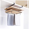 thumbnail image 3 of NICEXMAS Over Cabinet Door Rack Towel Organizer 2-Pack Kitchen Storage Holder, 3 of 8