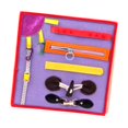 thumbnail image 4 of Piezas para tablero sensorial, piezas para vestir, habilidades motoras, aprendizaje preescolar, estrés Violeta, 4 of 9