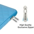thumbnail image 6 of RAINYEAR 15.6 Inch Laptop Sleeve Diamond PU Leather Case Protective Shockproof Water Resistant Zipper Cover Carrying Bag Compatible with 15.6" Notebook Computer Ultrabook Chromebook (Blue), 6 of 7