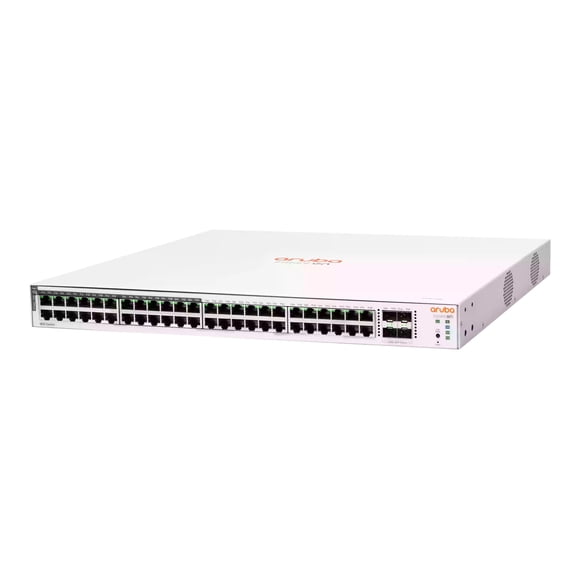 HPE Networking Instant On 1830 48G 24p Class4 PoE 4SFP 370W Switch - Switch - smart - 24 x 10/100/1000 + 24 x 10/100/1000 (PoE+) + 4 x Gigabit SFP - desktop, rack-mountable - PoE+ (370 W)