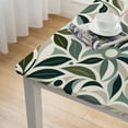 thumbnail image 4 of BANET Spillproof Tablecloth Home Fashion Forest Berries Tablecloth Rectangular Water Resistant Tablecloth Warbler Green White, 4 of 7