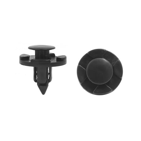 Drive Retainer Pin - 50 Pcs 8mm Plastic Push Type Rivet Retainer Fastener Bumper Pin Clips for