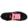 thumbnail image 2 of Vans VN-0A3276UJX: Girls SK8-HI Zip Satin Velvet Black/Pink Lemonade Sneakers (2 M US Little Kid), 2 of 2