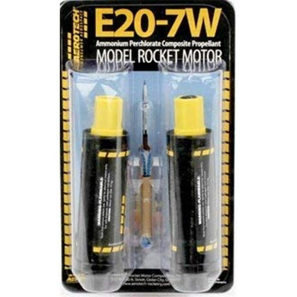 Aerotech ARO52007 E207W 24 mm SingleUse Composite Rocket Motors Pack of 2