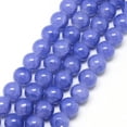 thumbnail image 1 of Baking Painted Crackle Glass Beads Strands Round Medium Slate Blue 6mm Hole: 1.3~1.6mm about 133pcs/strand 31.4 inch, 1 of 3