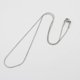thumbnail image 1 of Tarnish Resistant 304 Stainless Steel Necklaces with Lobster Claw Clasps Men's Herringbone Chain Necklaces Stainless Steel Color 17.7 inch(45cm), 1 of 2