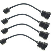 4Pin PWM to 3Pin Standard Fan Adapter Cable (4 Pack)