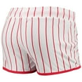 thumbnail image 3 of Women's Concepts Sport White St. Louis Cardinals Vigor Pinstripe Sleep Shorts, 3 of 3