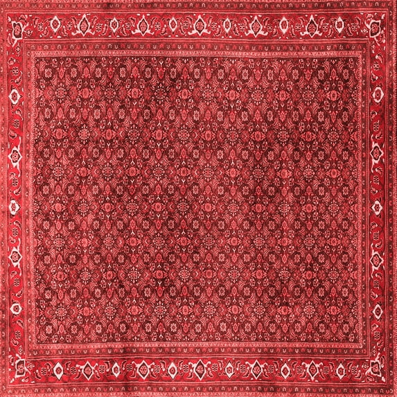 Ahgly Company Indoor Square Persian Red Traditional Area Rugs, 3' Square