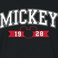 thumbnail image 3 of Mickey & Friends - 1928 Collegiate - Juniors Cropped Cotton Blend T-Shirt, 3 of 5