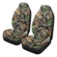 thumbnail image 4 of Garronmavis Hunting Camo Forest Fuzzy Car Seat Covers Men Women Washable Car Accessories Elastic Bucket Cushion Protectors for Trucks Vans SUV, 4 of 7