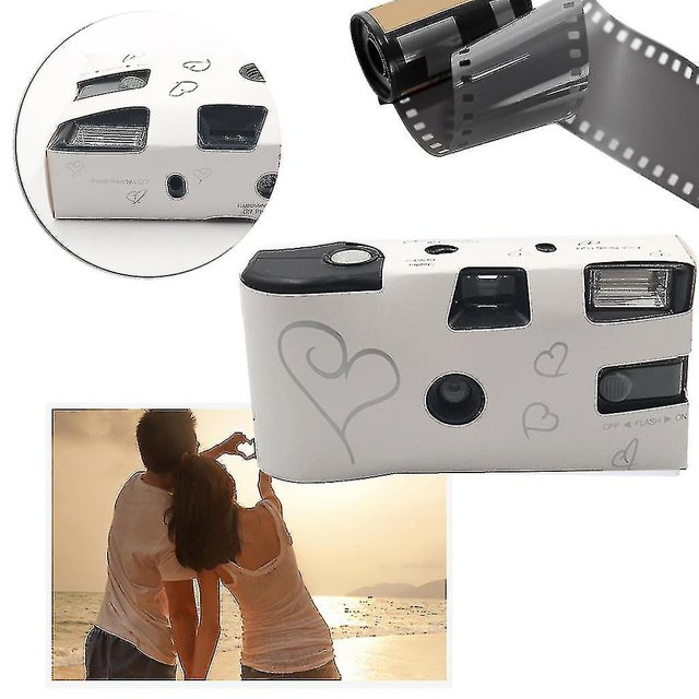 Regalo de fiesta de cámara de película desechable de un solo uso con Flash de potencia de 16 fotos ShuxiuWang 8390612456602