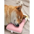 thumbnail image 4 of CxhicLuv Dog Soothing Pillow, Soft Pet Sleep Pad, Cervical Support & Sleep-Improving for Dogs, Machine Washable & All-Season Use, 11x7.5 Inches,Pink, 4 of 6