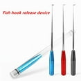 thumbnail image 2 of Metal Fishing Hook Release Device Deep Throat Quick Release Carp Fishing Accessories Tool Stainless Steel Safety Extractor B11blue, 2 of 6