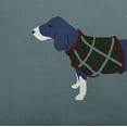 thumbnail image 2 of Simply Daisy 14" x 20" Warmest Wishes Doggie Outdoor Throw Pillow, 2 of 3