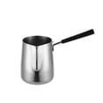thumbnail image 1 of Long Handle Turkish Coffee Pot With Pouring Spout Stainless Steel Milk Butter Warmer Pot Stovetop Chocolate Melting Pan, 1 of 12