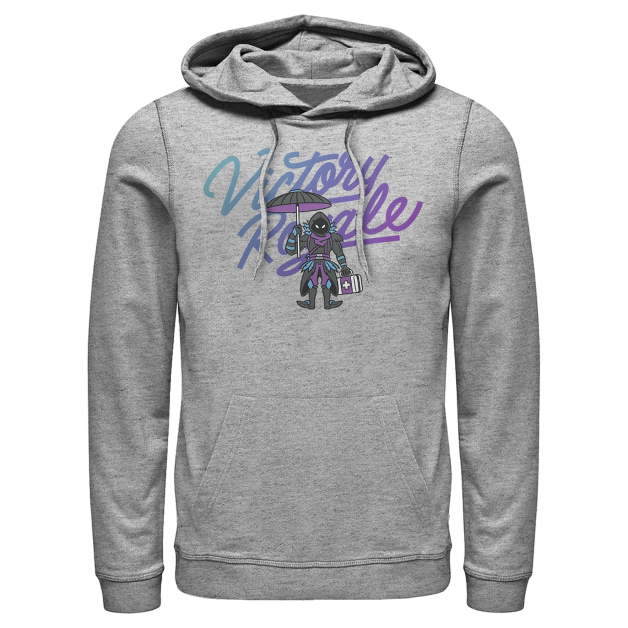 Fortnite Men S Fortnite Raven Victory Royale Pull Over Hoodie Walmart Com Walmart Com