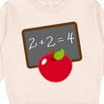thumbnail image 3 of Inktastic Chalkboard and Apple School Toddler Sweatshirt, 3 of 4