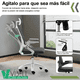 thumbnail image 2 of Silla Escritorio Ejecutiva VBELL Oficina Secretarial Ergonomic Negra Y Blanca Con cojín De látex, 2 of 7
