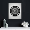 thumbnail image 4 of COMIO  Black and White Wall Art Canvas Set Mid Century Boho Pictures Modern Geometric Lines Rounds Wall Decor Minimalist Bohemian Abstract Painting Artwork for Living Room Bedroom Office, 4 of 4