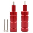 thumbnail image 2 of Pack 2 Antiniebla Moto Soporte Faro Montaje Guardabarros Universal Rojo kusrkot Soporte de faro, 2 of 8
