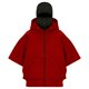 thumbnail image 4 of Chaqueta deportiva de verano para niños, de color liso, de manga corta, con capucha, informal, con cremallera y bolsillos, de poliéster, 4 of 7