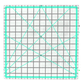 thumbnail image 6 of 4PCS Square Quilting Ruler (12.5/9.5/6/4.5Inch) Sewing Acrylic Anti-Slip DIY Tools, 6 of 6
