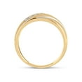 thumbnail image 3 of FB Jewels 14kt Yellow Gold Mens Round Diamond Band Ring 1/4 Cttw Size 12.5, 3 of 4
