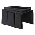 thumbnail image 2 of XMMSWDLA No-Slip Couch Sofa Armrest Organiser Arm Chair Caddy Bedside Storage Pocket with 6 Pockets TV Remote Holder Bed Storage Pocket Bag for Cellphone Tablet Notepad Book Magazines DVD Glasses, 2 of 9