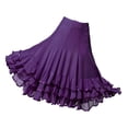 thumbnail image 2 of Traje de baile de práctica de de extensión de baile latino de salón de baile para mujer Púrpura Yuyangstore Vestido de baile latino, 2 of 8