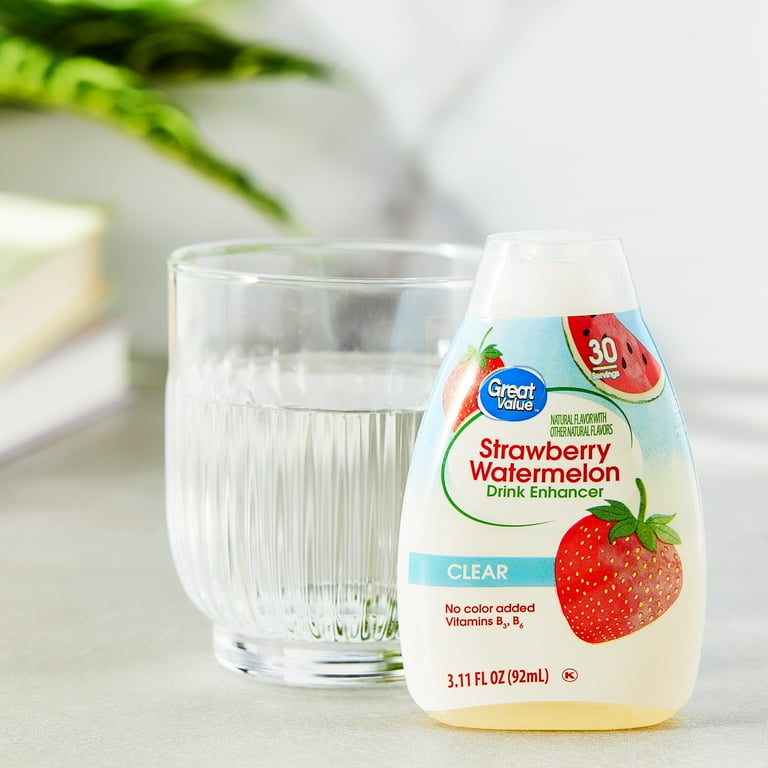 Great Value Strawberry Watermelon Clear Liquid Drink