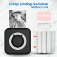 thumbnail image 1 of Label printer,With 11 Paper With Ios Android Printer Printer Support 57mm Compatible With Printer Portable Printer 11 Paper Rolls Compatible With Ios Paper Rolls 57mm All-in-one Saante Huiop, 1 of 7