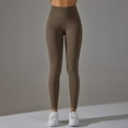 thumbnail image 4 of WILLBEST Pantalones de Yoga de Punto de Cintura Alta Sin Costuras para Mujer, para Correr, Fitness Y Entrenamiento, Mallas Cómodas, Elásticas, Suaves Y Transpirables. Grande, 4 of 5