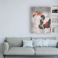 thumbnail image 3 of Trademark Fine Art 'Flamingo and Pearls, Portrait' Canvas Art by Fab Funky, 3 of 3
