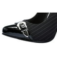 thumbnail image 3 of ELLIE 511-SHANE Women's 5" Stiletto Heel Pump With Tuxedo Fabric Upper & Buckle, 3 of 4